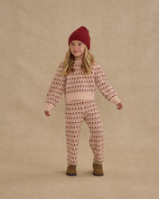 Load image into Gallery viewer, Jacquard Knit Set || Ruby Hearts