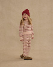 Load image into Gallery viewer, Jacquard Knit Set || Ruby Hearts