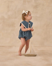 Load image into Gallery viewer, Rylee+Cru Porter Romper Ditsy in soft fabric, featuring a playful floral pattern and relaxed fit, perfect for everyday wear.