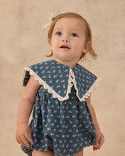 Load image into Gallery viewer, Rylee+Cru Porter Romper Ditsy featuring a soft, floral print with short sleeves and a relaxed fit, perfect for warm weather.