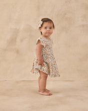 Load image into Gallery viewer, Rylee+Cru Bow Flower Field headband with soft fabric and floral design, perfect for adding a charming touch to children's outfits.