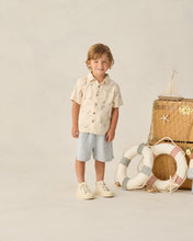將圖片載入圖庫檢視器 Rylee+Cru collared short sleeve sail-themed top with button closure and soft fabric, displayed on a neutral background.