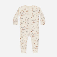 Load image into Gallery viewer, Organic Long John Pajamas || Winter Town