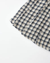 Load image into Gallery viewer, Pleated Mini Skirt || Navy Check