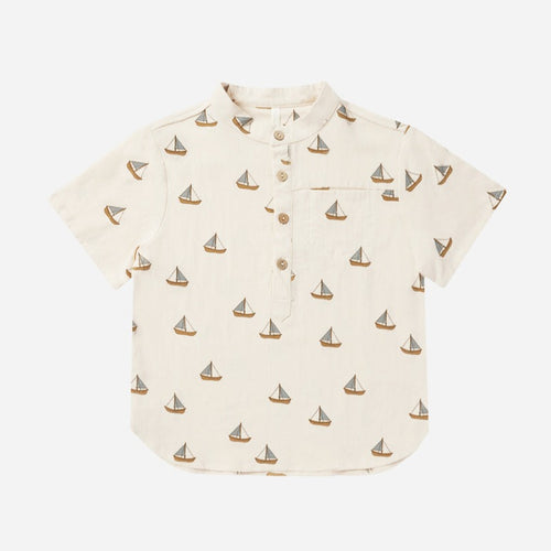 Mason Shirt || Sailboats