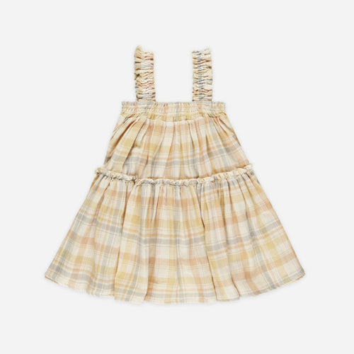Cicily Dress || Pastel Plaid