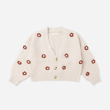 Load image into Gallery viewer, Boxy Crop Cardigan || Ruby Daisy