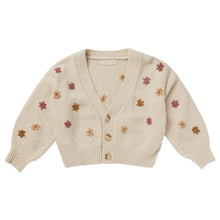 Load image into Gallery viewer, Boxy Crop Cardigan || Fall Flowers