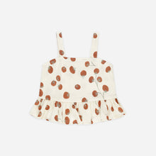 Load image into Gallery viewer, Cropped Peplum Tank || Tomatoes