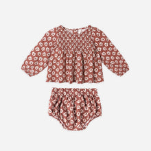 Load image into Gallery viewer, Sophia Top + Bloomer Set || Ruby Fleur