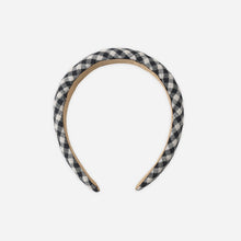 Load image into Gallery viewer, Checkered headband on a white background