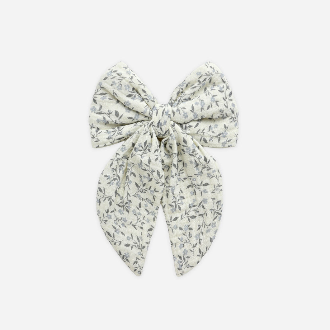 Floral bow on a white background