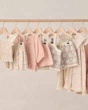 Load image into Gallery viewer, Rylee+Cru Juniper Set petal gingham top with short sleeves and ruffled details, in soft pink and white gingham pattern.