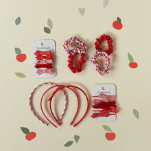 Load image into Gallery viewer, School Bow Clip Set Red