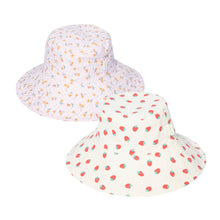 Load image into Gallery viewer, Strawberry Fair Reversible Sun Hat