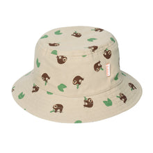 Load image into Gallery viewer, Sleepy Sloth Reversible Bucket Hat