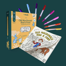 Load image into Gallery viewer, Old MacDonald Had a Farm Tales - Reusable Colouring Book