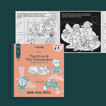 Load image into Gallery viewer, The Elves &amp; The Shoemaker Tales - Reusable Colouring Book