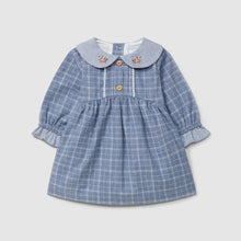 Load image into Gallery viewer, Dress check and micro-vichy