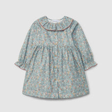Load image into Gallery viewer, Dress flowers with ruffled collar