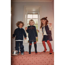 Load image into Gallery viewer, Vera Tights - Navy Dot Heart