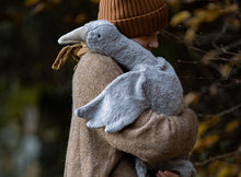 將圖片載入圖庫檢視器 Cuddly animal Goose large | grey