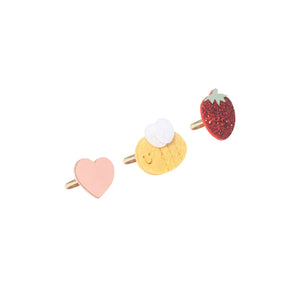 Strawberry Fair Ring Set