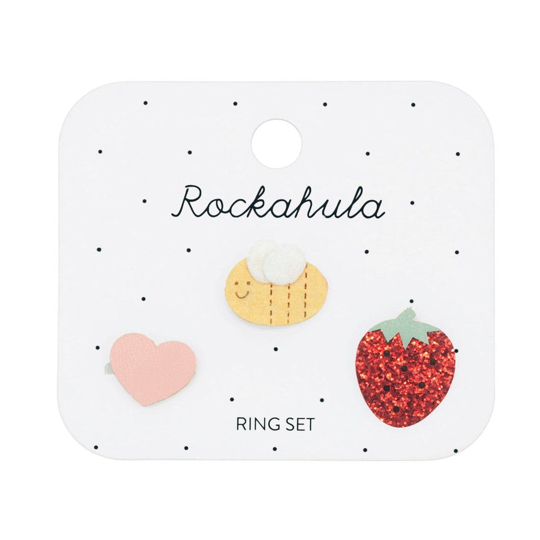 Strawberry Fair Ring Set