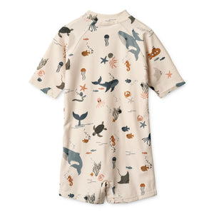 MAX SWIM JUMPSUIT - SEA CREATURE / SANDY