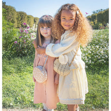 Load image into Gallery viewer, Daisy Gingham Round Bag