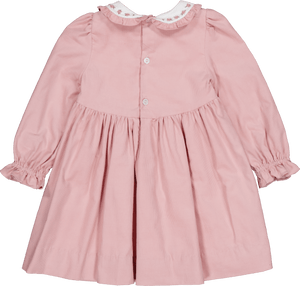 Gaia, dress, in Pink Corduroy