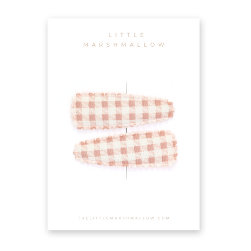 CLIP // MISTY PINK CHECK
