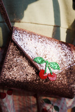 Load image into Gallery viewer, love letter bag - pink glitter