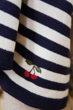 Load image into Gallery viewer, venton knit skirt gots - navy stripe