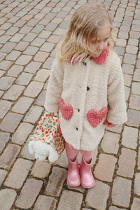 calin coat - antique white