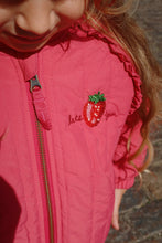 Load image into Gallery viewer, juno sparkle bomber jacket - raspberry wine