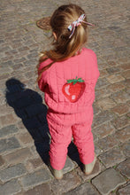 Load image into Gallery viewer, juno sparkle bomber jacket - raspberry wine