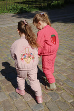 Load image into Gallery viewer, juno sparkle bomber jacket - raspberry wine