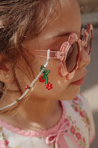 sunglasses junior flower - glitter rose