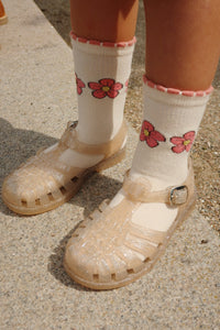 2 pack rose socks - rose mix