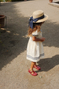 allie sailor dress gots - optic white