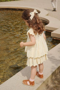 velvet bow pearly hair clip - pearled ivory