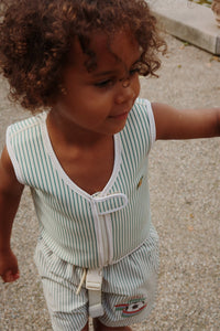 ellis swim vest - tea stripe