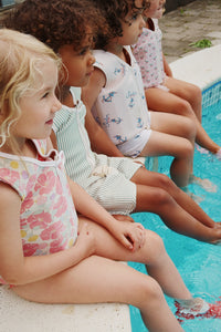 ellis swim vest - tea stripe