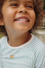 Load image into Gallery viewer, aster swim blouse grs - tea stripe