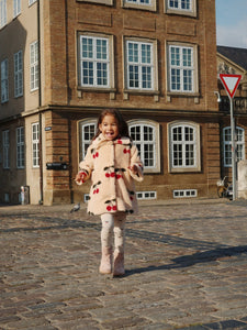 fuzzie coat - ma grande cerise