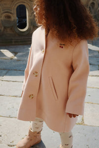 novella coat - peach whip