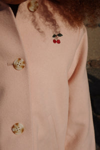 novella coat - peach whip