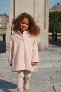 novella coat - peach whip