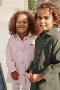 novella coat - peach whip